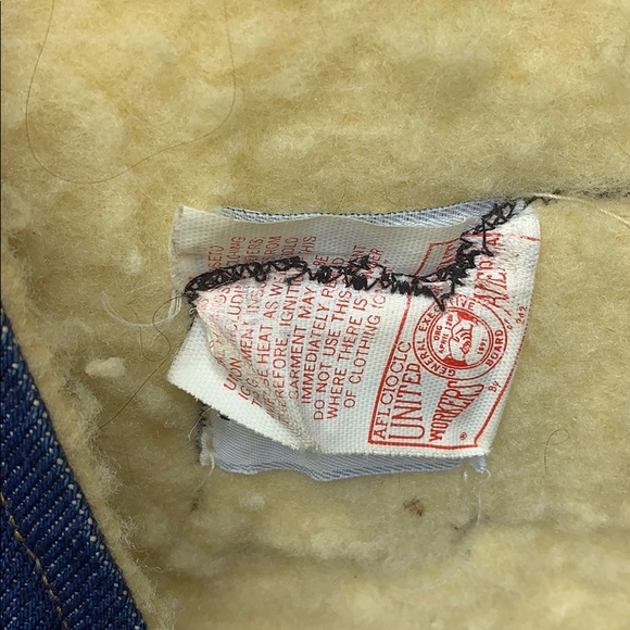 Vintage Denim Wool lined Vest Harley Davidson - Picture 6 of 9